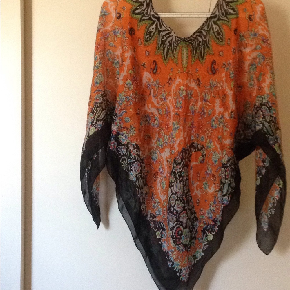 Zara Basik Blouse 100% Silk Size M